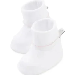 Kissy Kissy - novas botas com estampa de pontos Kissy, branco/rosa