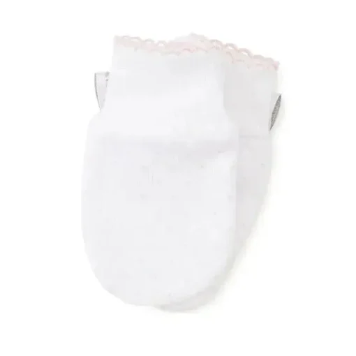 Kissy Kissy - Novas luvas com estampa de pontos, branco/rosa