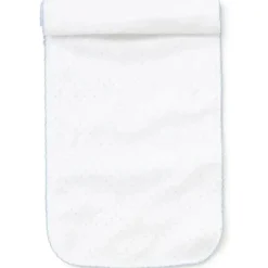 Kissy Kissy - Pano de arroto com estampa de bolinhas para bebês, branco/azul claro