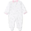 Kissy Kissy - Peppy Pups Zip Footie, Rosa