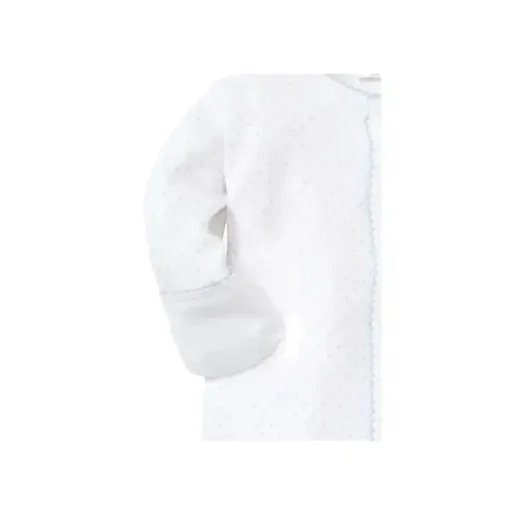 Kissy Kissy - Sapatilha com estampa de bolinhas para bebê menino, branca/azul