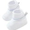 Kissy Kissy - Sapatinhos com estampa de bolinhas para bebê menino, azul claro
