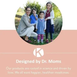 Kizingo - 2Pk Colheres curvas para bebês destros para desmame guiado pelo bebê, pêssegos