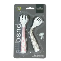 Kushies - Silibend Fork 2 Pack Areia e Rosa