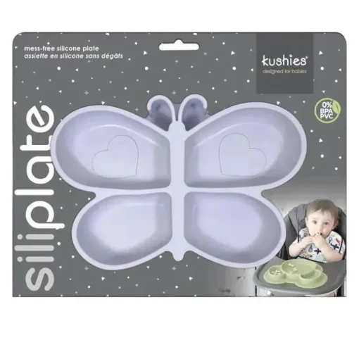 Kushies - Siliplate Violet Butterfly