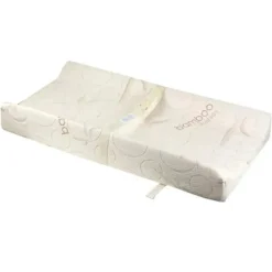 Kushies Baby - Almofada de troca com contorno de bambu, bege