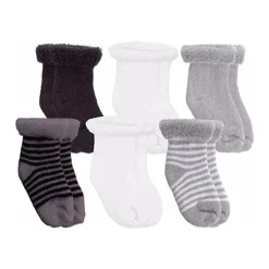Kushies Baby - 6Pk Meias Terry, 3-6M