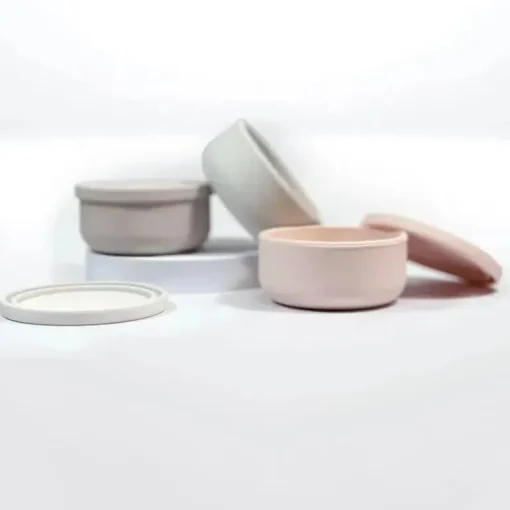 Kushies Baby - SILISIPPY Versátil em movimento Tigela de silicone/lanche/comida, areia