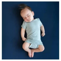 Kyte Baby - Baby Neutral Bodysuit In Fog
