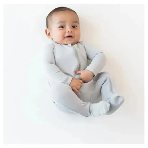 Kyte Baby - Baby Neutral Zippered Footie In Storm