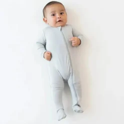 Kyte Baby - Baby Neutral Zippered Footie In Storm