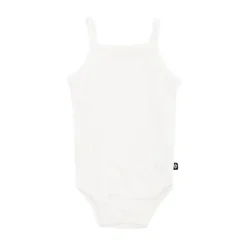 Kyte Baby - Baby Spaghetti Strap Body Leotard In Cloud