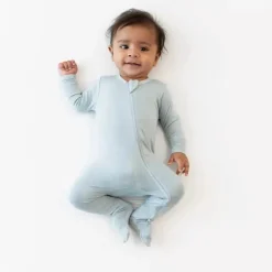 Kyte Baby - Baby Zippered Footie In Fog