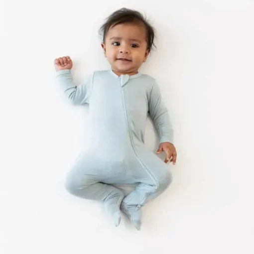 Kyte Baby - Baby Zippered Footie In Fog