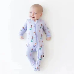 Kyte Baby - Baby Zippered Footie In Mermaid