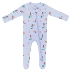 Kyte Baby - Baby Zippered Footie In Mermaid