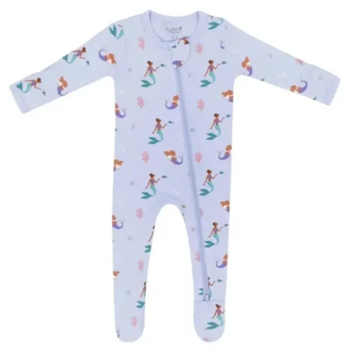 Kyte Baby - Baby Zippered Footie In Mermaid