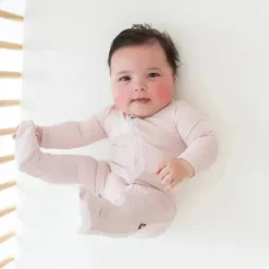 Kyte Baby - Baby Zippered Footie In Blush