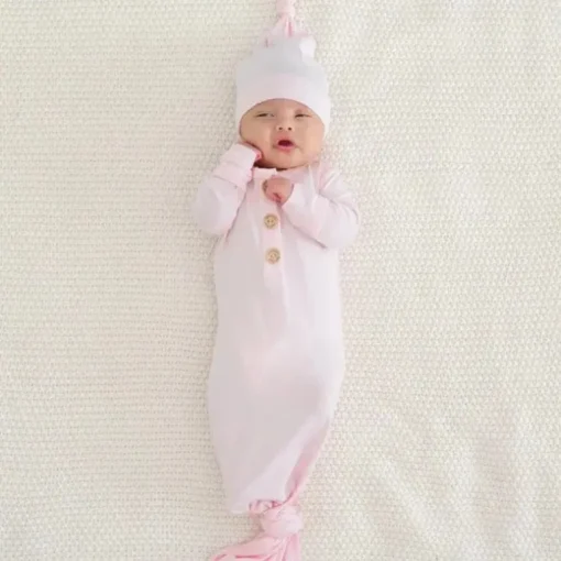 Kyte Baby - Boné Baby Bambu Com Nó Em Crepe