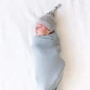 Kyte Baby - Boné de bambu com nó para bebê, Tempestade