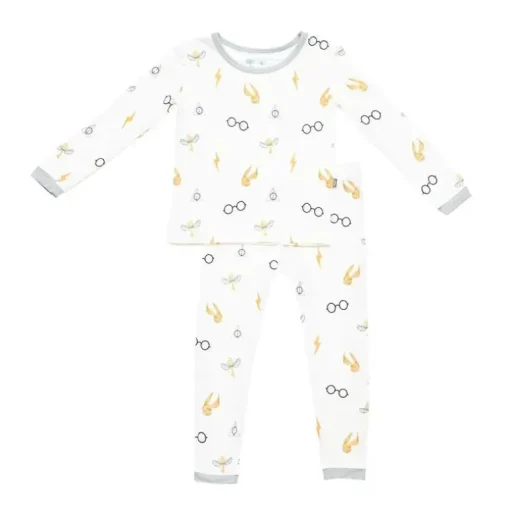 Kyte Baby – Pijama infantil de bambu com ícone de Harry Potter