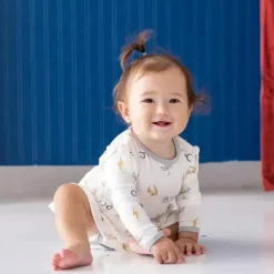 Kyte Baby - Vestido de manga comprida Twirl Body em ícone