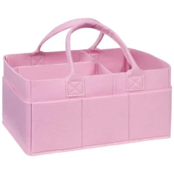 Laboratório de tendências - Caddy de armazenamento de feltro rosa gelo