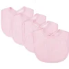 Laboratório de tendências - pacote de 4 buquês babador guingão seersucker, rosa