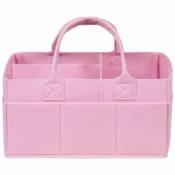 Laboratório de tendências - Caddy de armazenamento de feltro rosa gelo