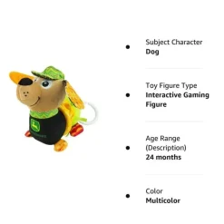 Lamaze - Cadeira de carro e carrinho de bebê John Deere Corn E Dogg