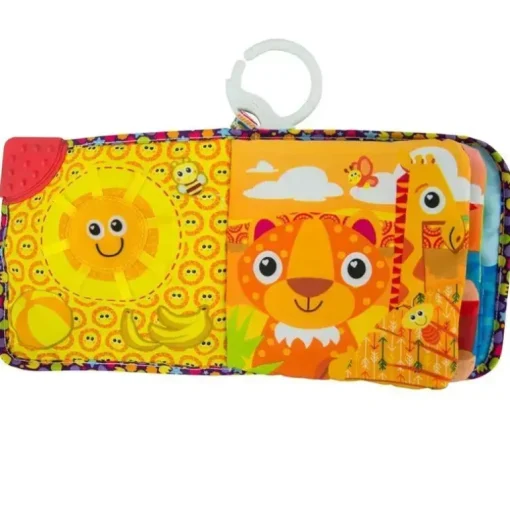 Lamaze - Diversão com cores Soft Baby Book - Livros sensoriais para bebês