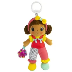 Lamaze - My Friend Jasmine™ - Boneca de brinquedo sensorial e de desenvolvimento para bebês e crianças