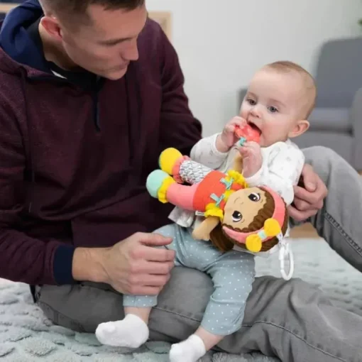 Lamaze - My Friend Jasmine™ - Boneca de brinquedo sensorial e de desenvolvimento para bebês e crianças