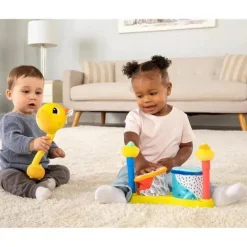 Lamaze - Squeeze Beats First Drum Set - Brinquedos musicais para bebês