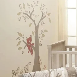 Lambs &amp; Ivy - Adesivos de parede Treetop Fox