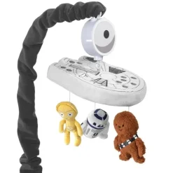 Lambs &amp; Ivy - Baby Musical Mobile, Stars Wars Millennium Falcon