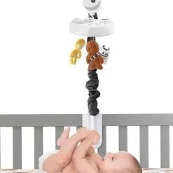 Lambs &amp; Ivy - Baby Musical Mobile, Stars Wars Millennium Falcon