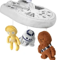 Lambs &amp; Ivy - Baby Musical Mobile, Stars Wars Millennium Falcon