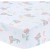 Lambs &amp; Ivy - Bedtime Originals Disney Baby A Pequena Sereia Lençol de berço branco, Ariel