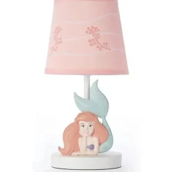 Lambs &amp; Ivy - Bedtime Originals Disney Baby A Pequena Sereia Ariel Abajur com abajur e lâmpada