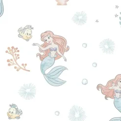 Lambs &amp; Ivy - Bedtime Originals Disney Baby A Pequena Sereia Lençol de berço branco, Ariel