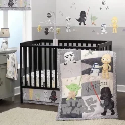 Lambs &amp; Ivy - Clássico Conjunto de Berço 3Pk para Berço, Yoda/Darth Vader