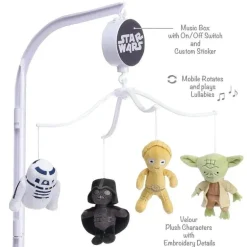 Lambs &amp; Ivy - Clássico Móvel Musical Star Wars