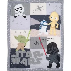 Lambs &amp; Ivy - Clássico Conjunto de Berço 3Pk para Berço, Yoda/Darth Vader