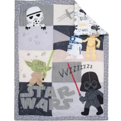 Lambs &amp; Ivy - Clássico Conjunto de Berço 3Pk para Berço, Yoda/Darth Vader