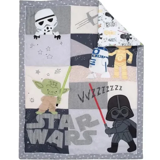 Lambs &amp; Ivy - Clássico Conjunto de Berço 3Pk para Berço, Yoda/Darth Vader