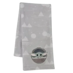 Lambs &amp; Ivy - cobertor aplicado para bebê, The Child Baby Yoda