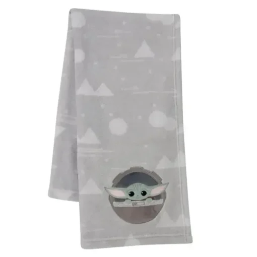 Lambs &amp; Ivy - cobertor aplicado para bebê, The Child Baby Yoda