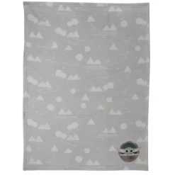 Lambs &amp; Ivy - cobertor aplicado para bebê, The Child Baby Yoda