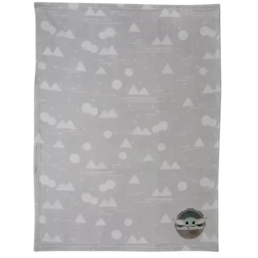 Lambs &amp; Ivy - cobertor aplicado para bebê, The Child Baby Yoda